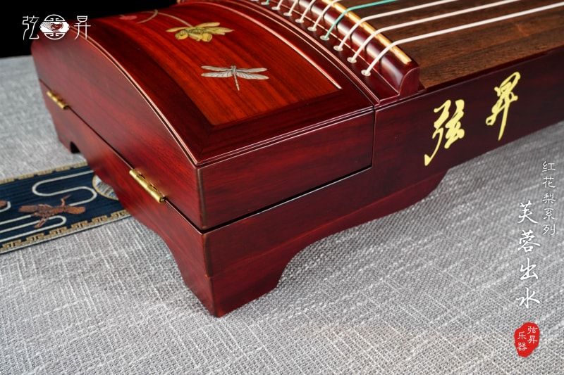 弦昇红花梨系列古筝-芙蓉出水