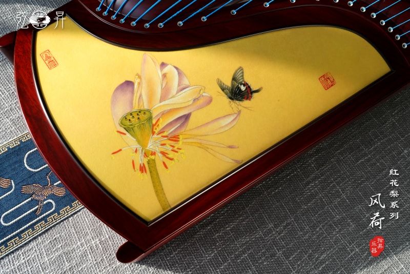 弦昇红花梨系列古筝-风荷