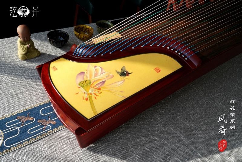 弦昇红花梨系列古筝-风荷