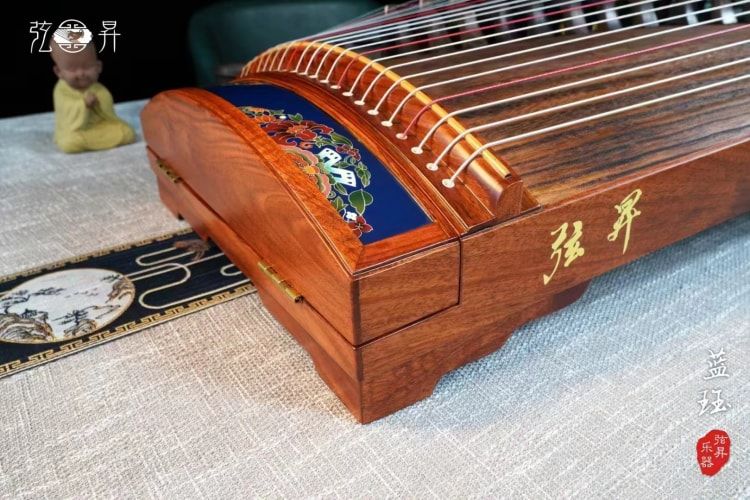 弦昇·真彩黑酸枝系列小筝-蓝珏