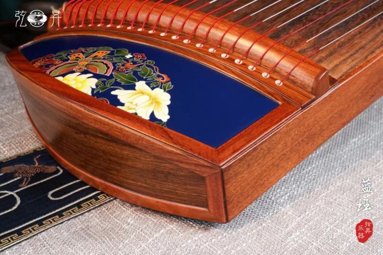 弦昇·真彩黑酸枝系列小筝-蓝珏