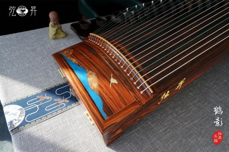 弦昇黄酸枝系列古筝（新款）-鹤影