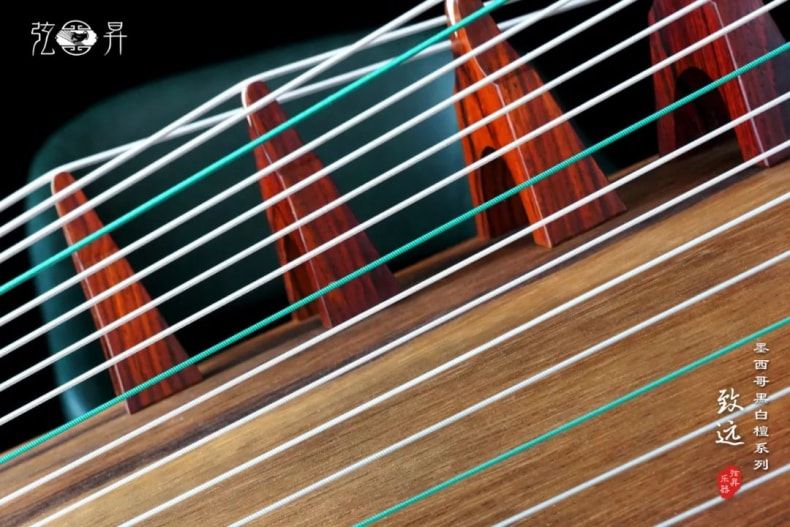 弦昇黑白檀系列古筝-致远