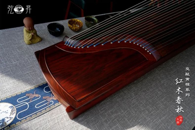 弦昇交趾黄檀系列古筝-红木春秋