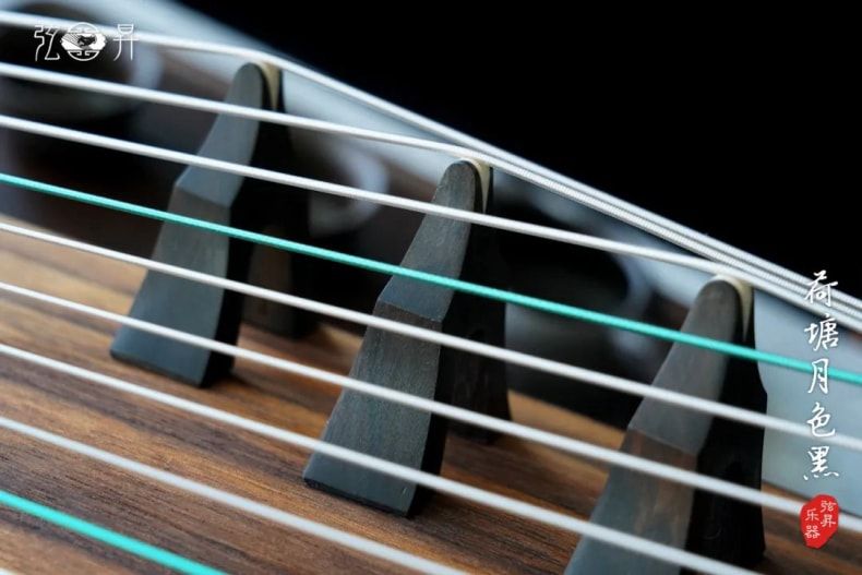 弦昇黑檀系列古筝-荷塘月色（黑）