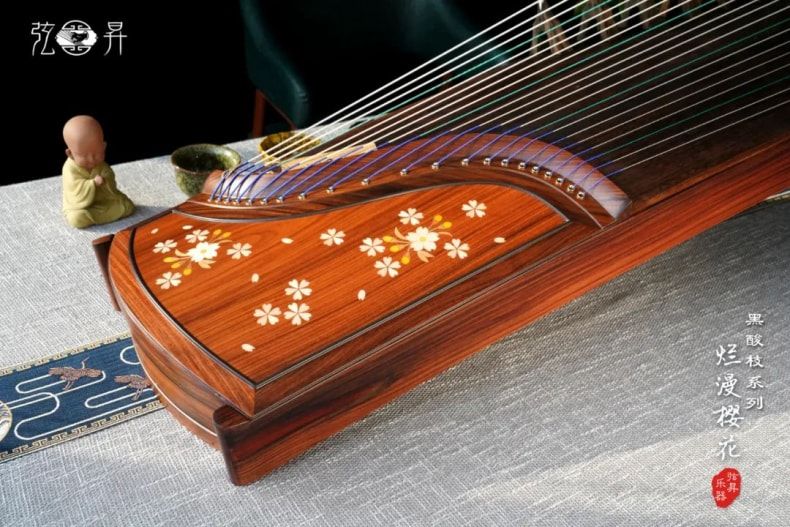 弦昇黑酸枝系列古筝-烂漫樱花
