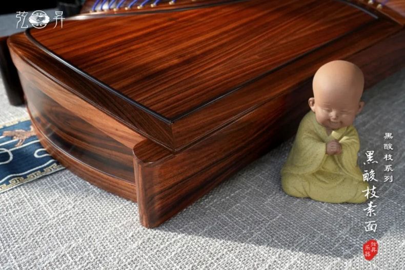 弦昇黑酸枝系列古筝-黑酸枝素面