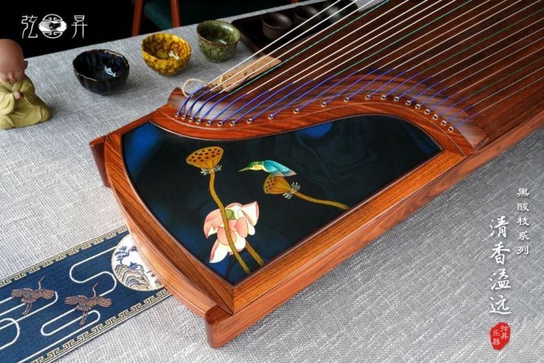 弦昇黑酸枝系列古筝-清香溢远