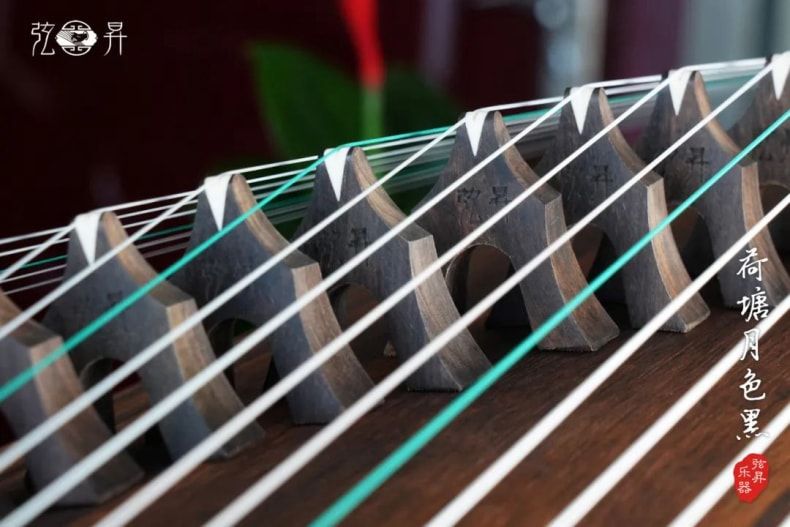 弦昇黑檀系列古筝-荷塘月色（黑）