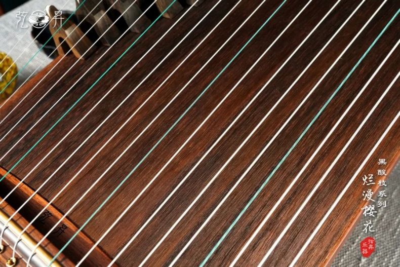 弦昇黑酸枝系列古筝-烂漫樱花