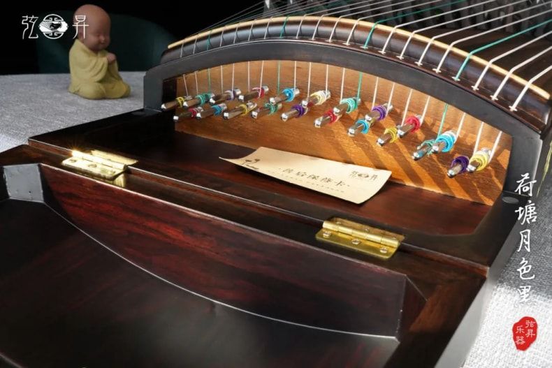 弦昇黑檀系列古筝-荷塘月色（黑）