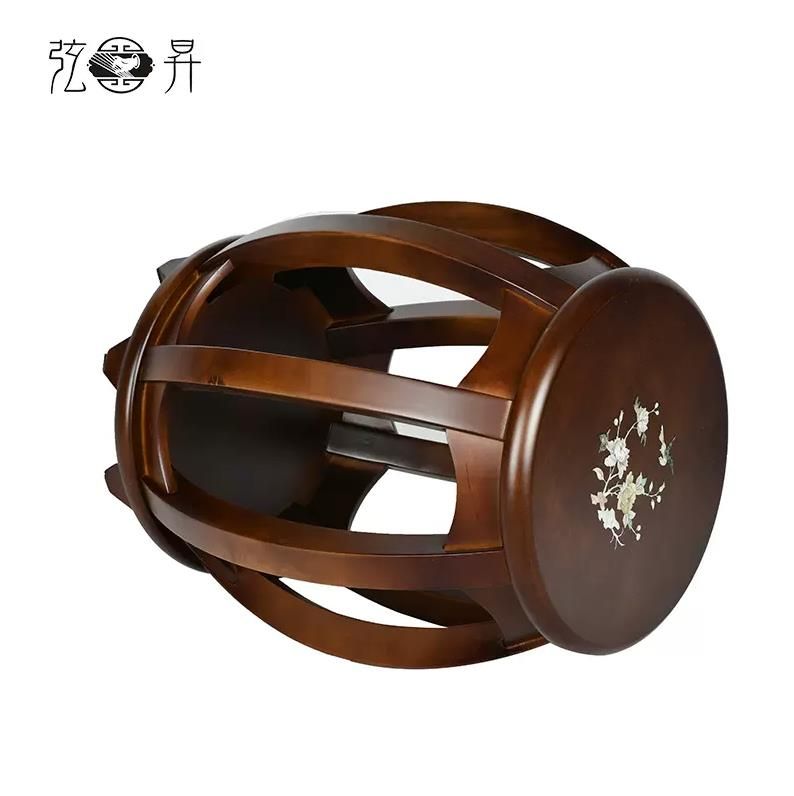 弦昇古筝圆凳子古筝凳子实木古典鼓凳琴凳儿童学生圆凳