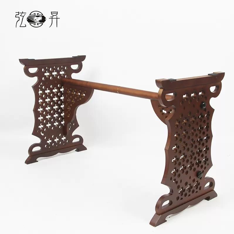 弦昇古筝架子古典古筝架H公字型花窗古筝琴架镂空古筝架