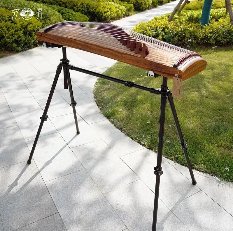 弦昇古筝站立式升降支架钛合金古筝支架便携式通用架子