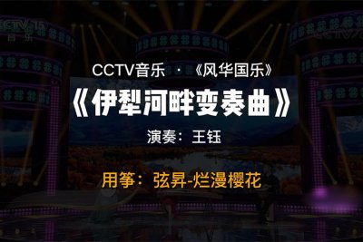 王钰-《伊梨河畔变奏曲》，改编：王钰，古筝：弦昇烂漫樱花