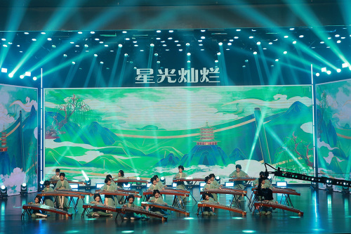 另一场河南广播电视台2024少儿春节联欢晚会完成录制和播出，古筝由弦昇提供